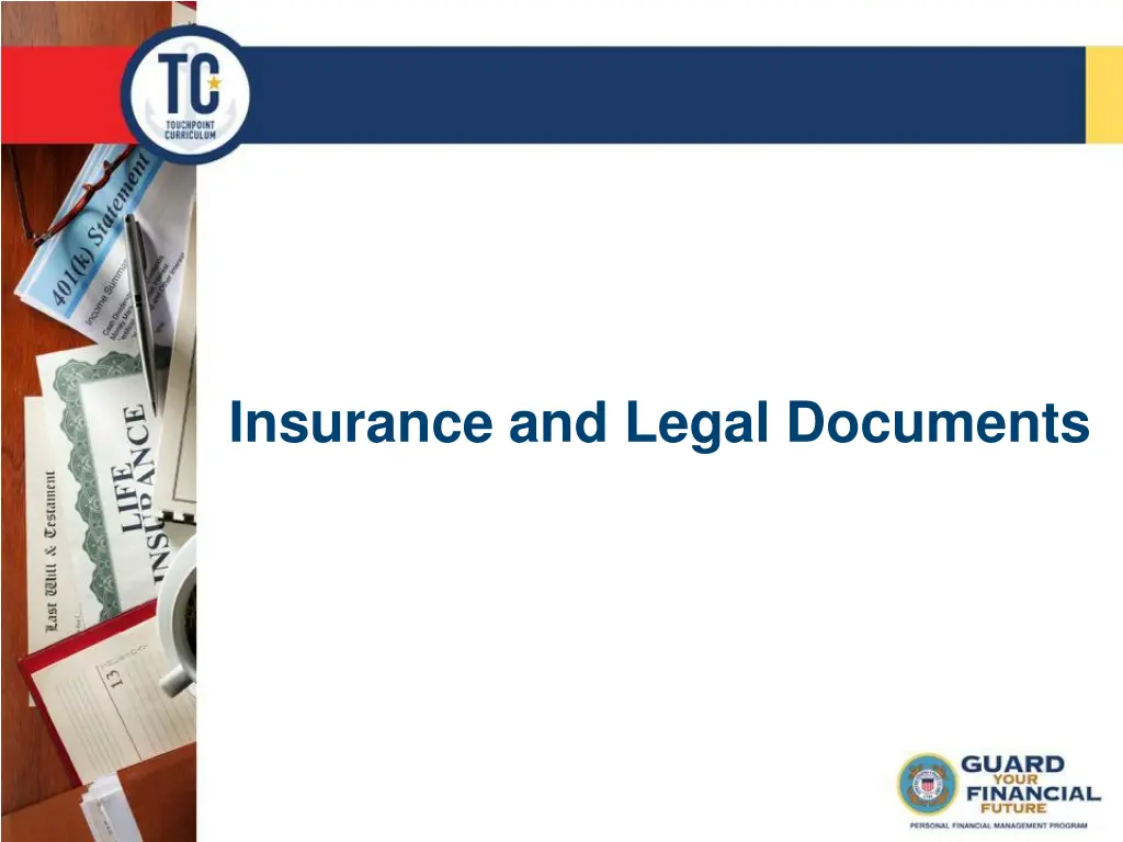 insurance and legal documents