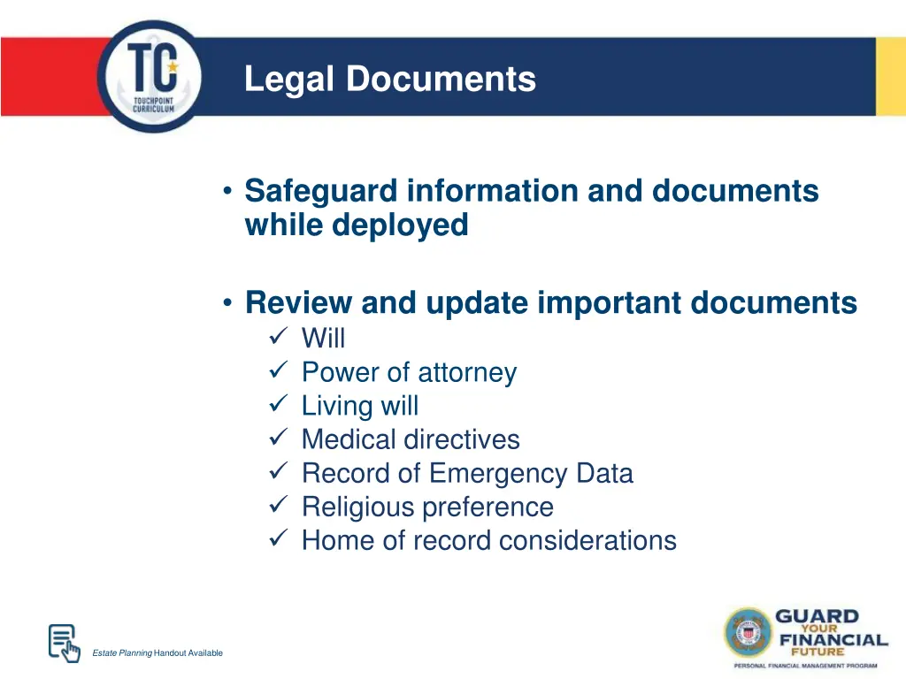 legal documents