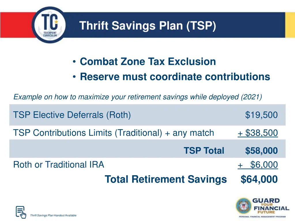 thrift savings plan tsp