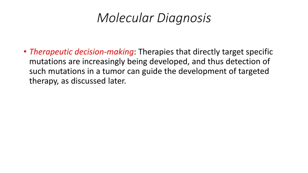 molecular diagnosis 3