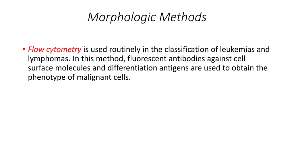 morphologic methods 4