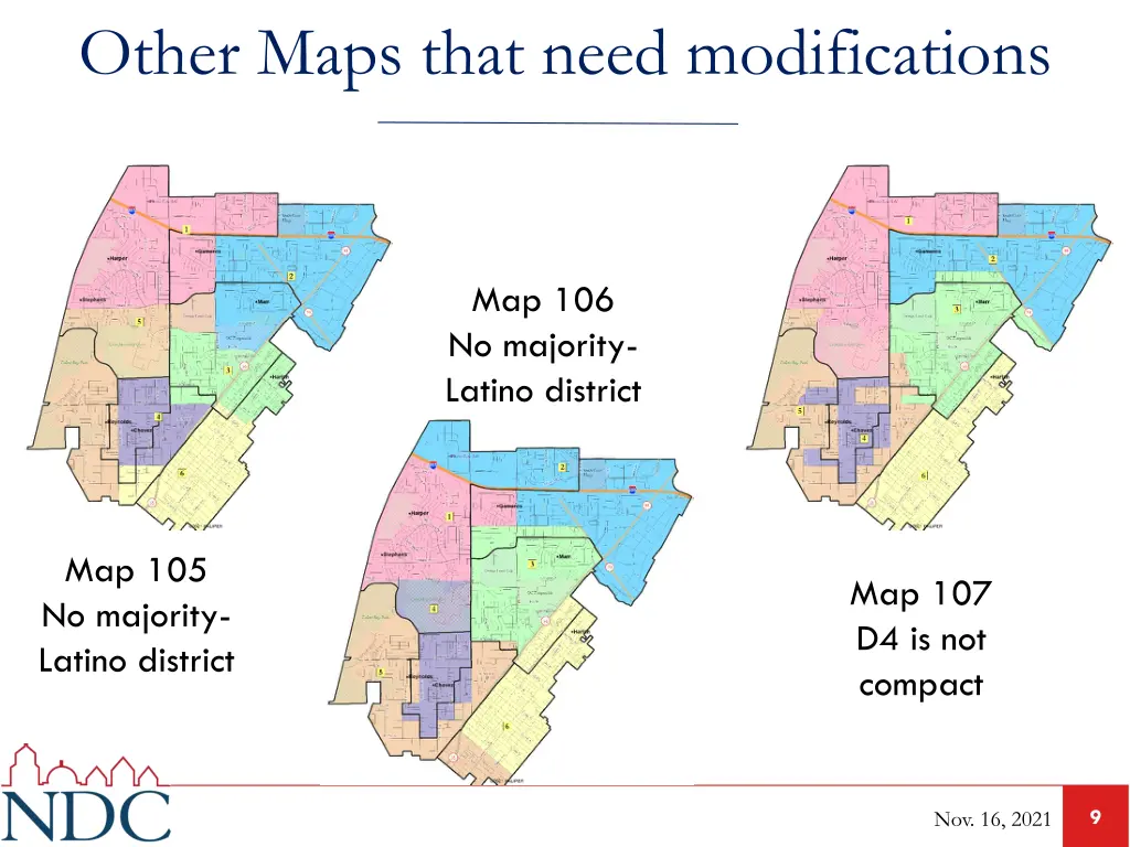 other maps that need modifications