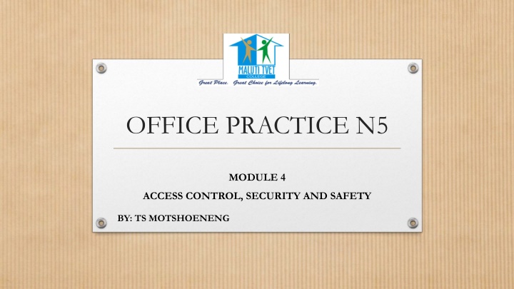 office practice n5