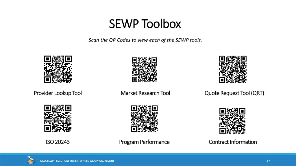 sewp toolbox sewp toolbox