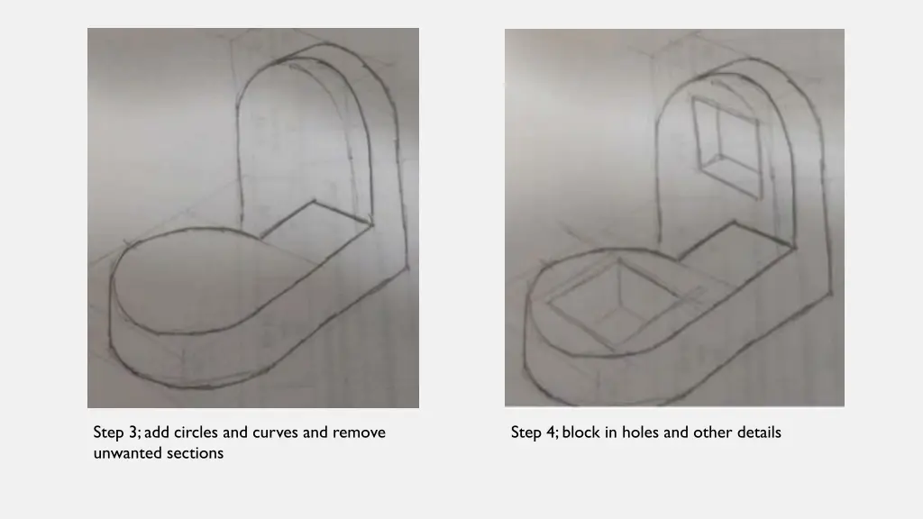 step 3 add circles and curves and remove unwanted