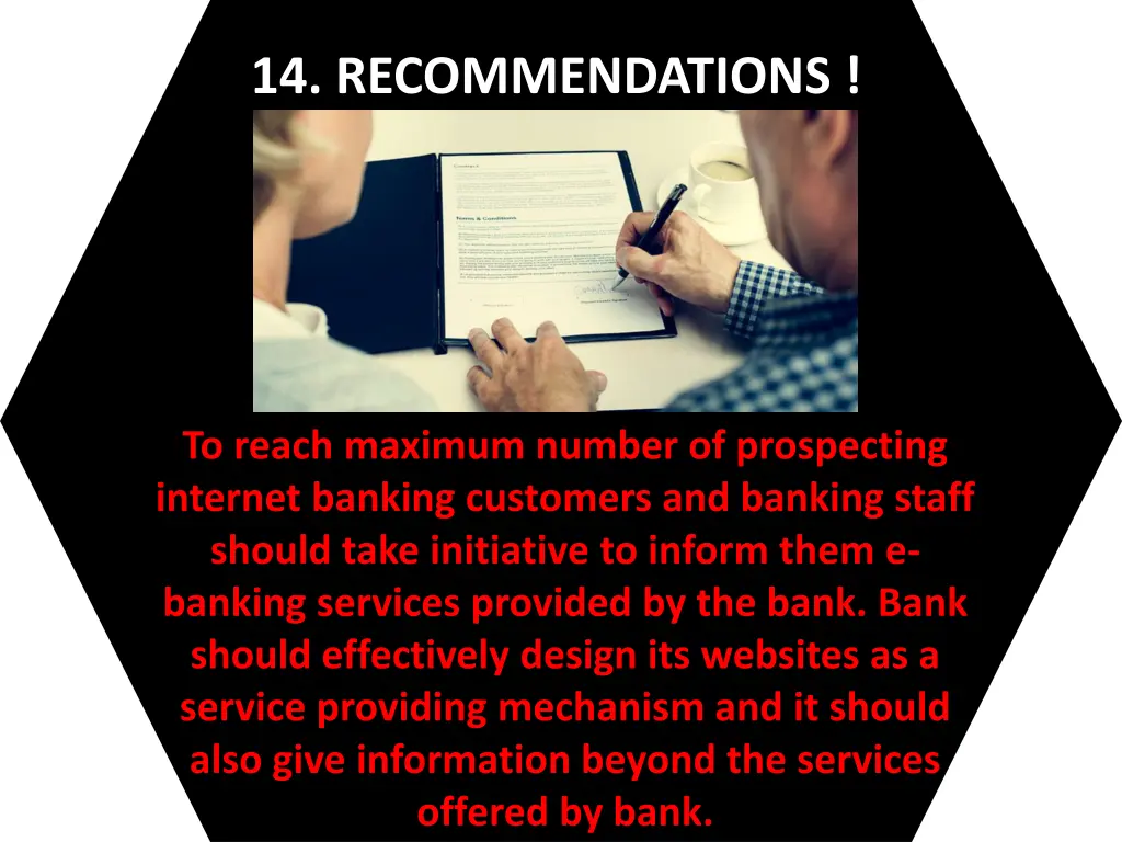 14 recommendations