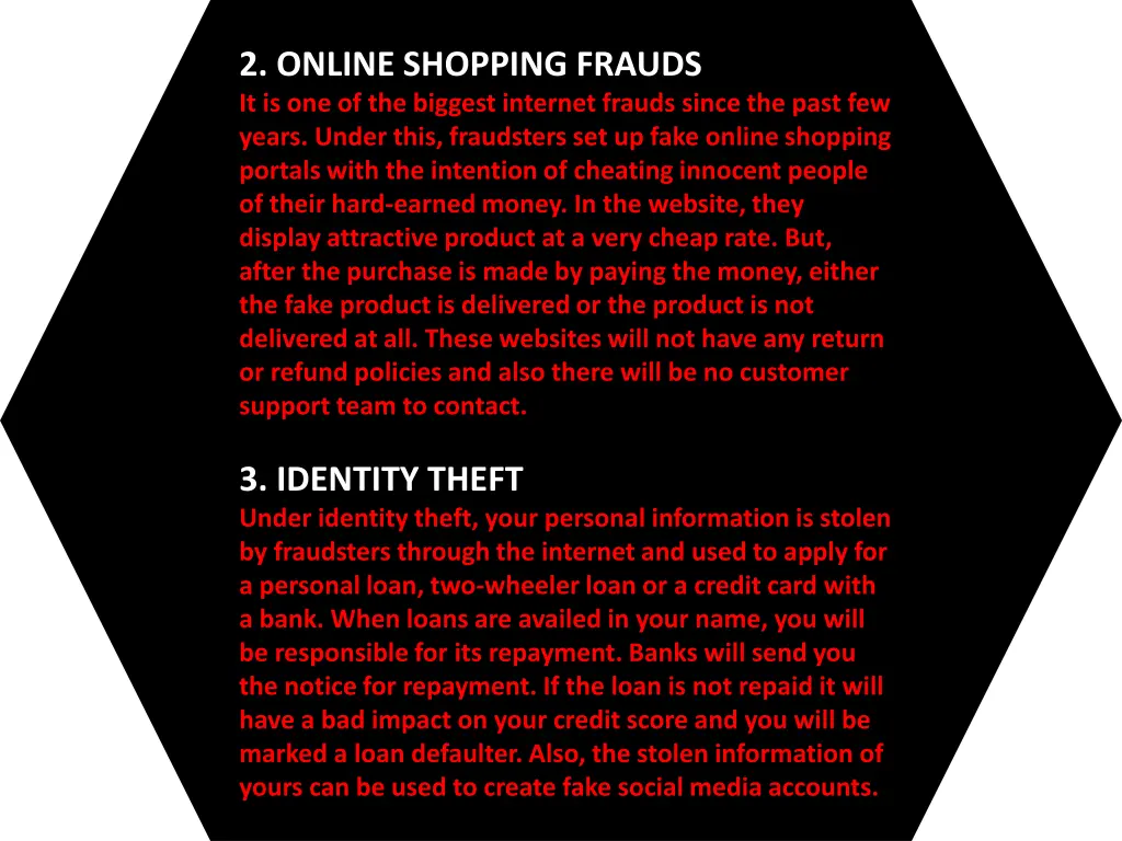 2 online shopping frauds it is one of the biggest