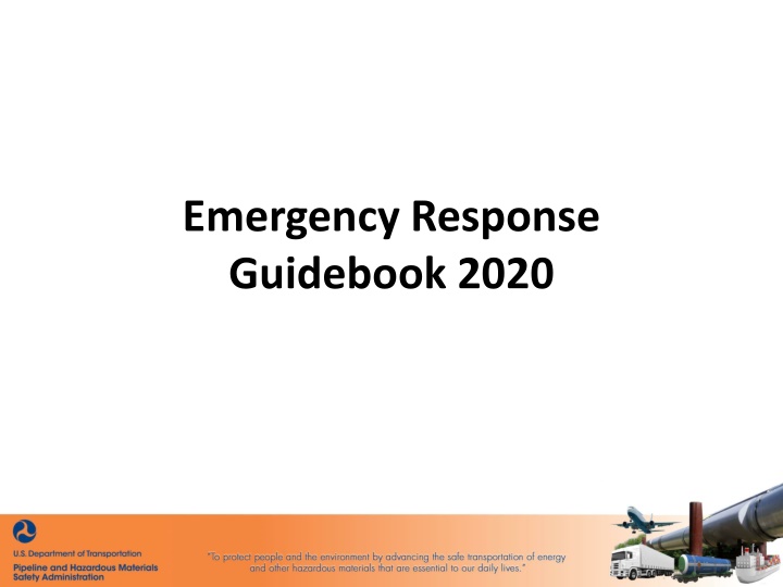 emergency response guidebook 2020