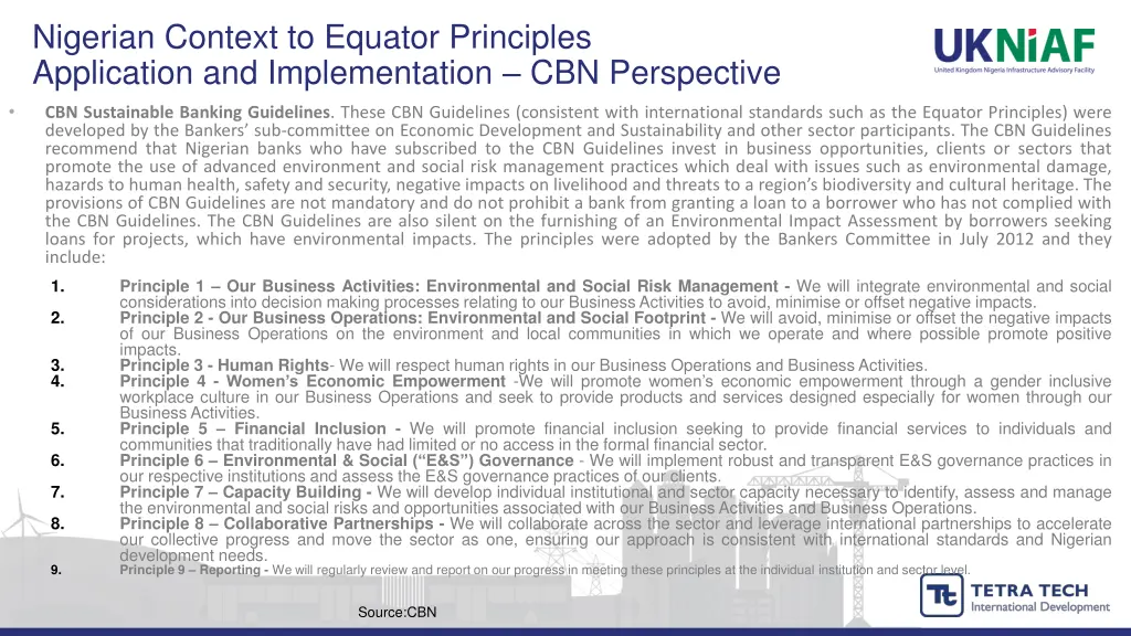 nigerian context to equator principles 2