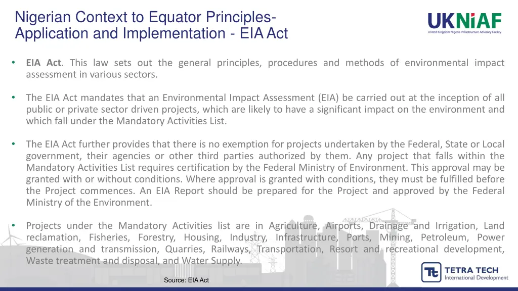 nigerian context to equator principles