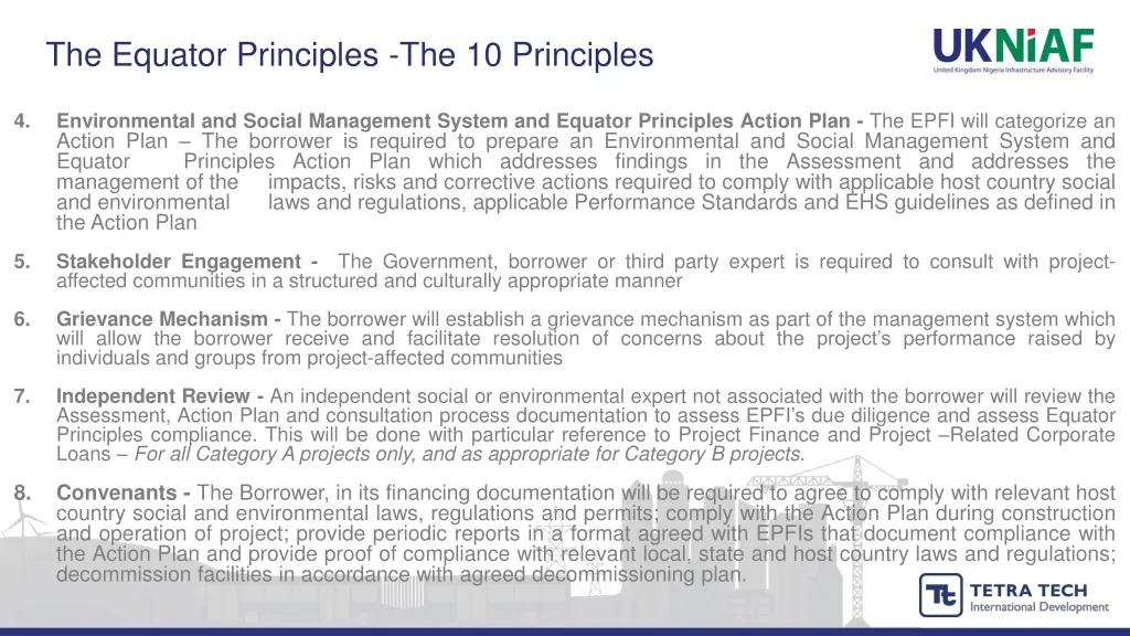 the equator principles the 10 principles 1