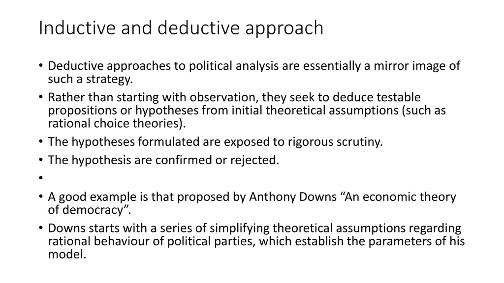 inductive and deductive approach 1