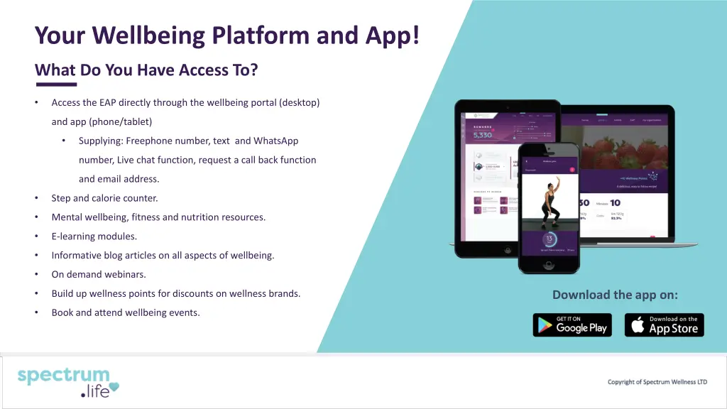 your wellbeing platform and app