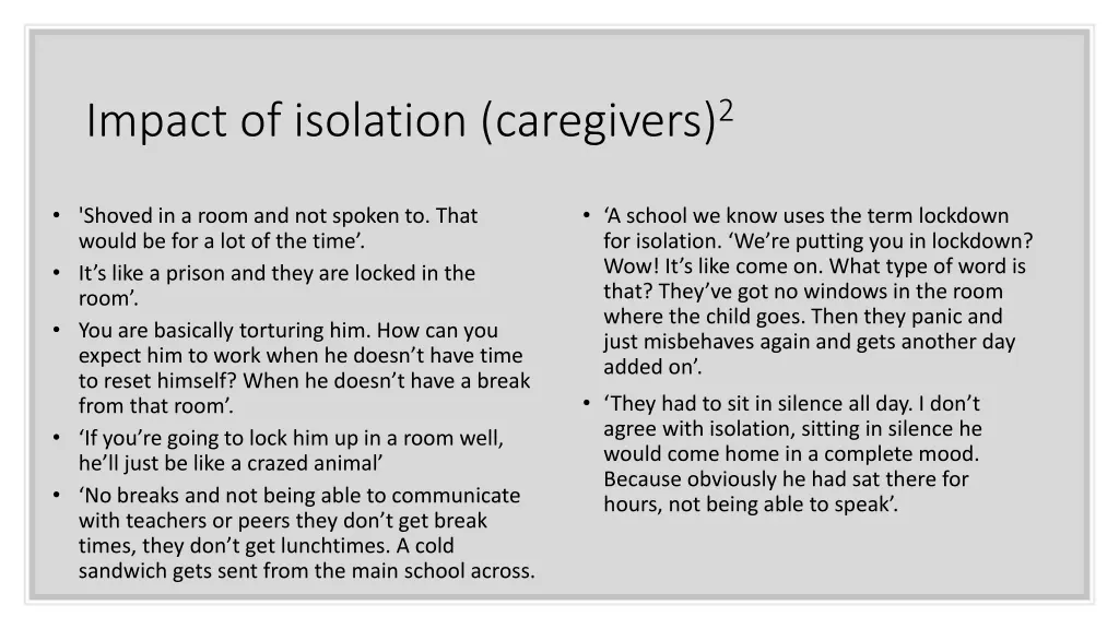 impact of isolation caregivers 2