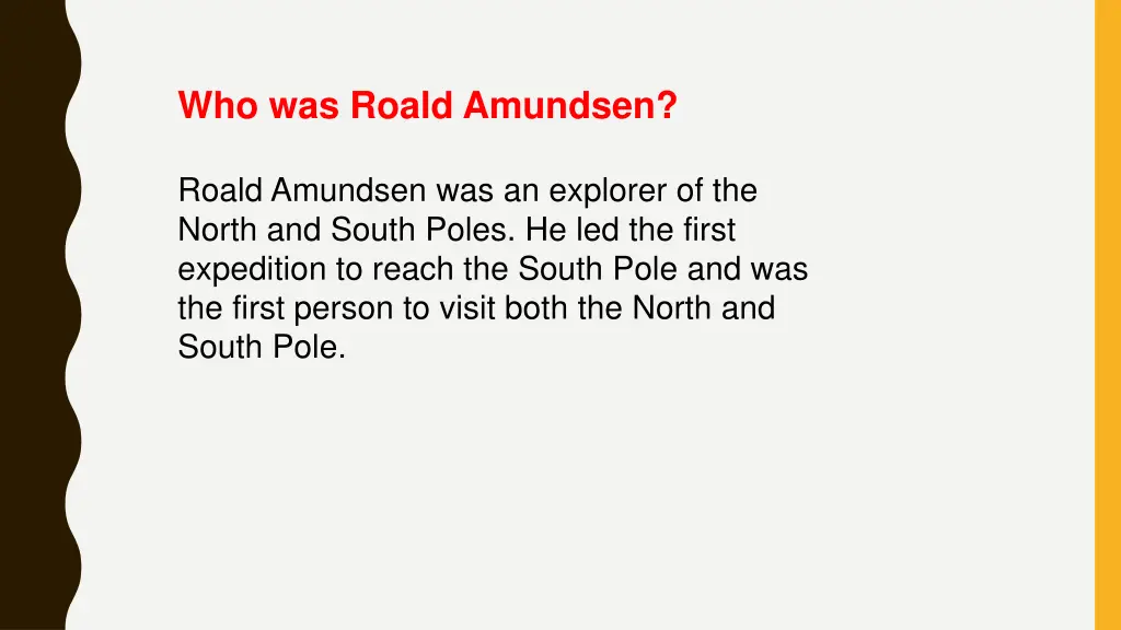 who was roald amundsen