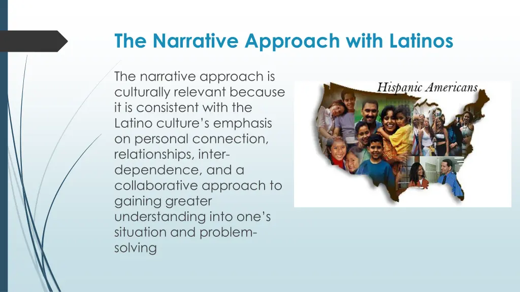 the narrative approach with latinos