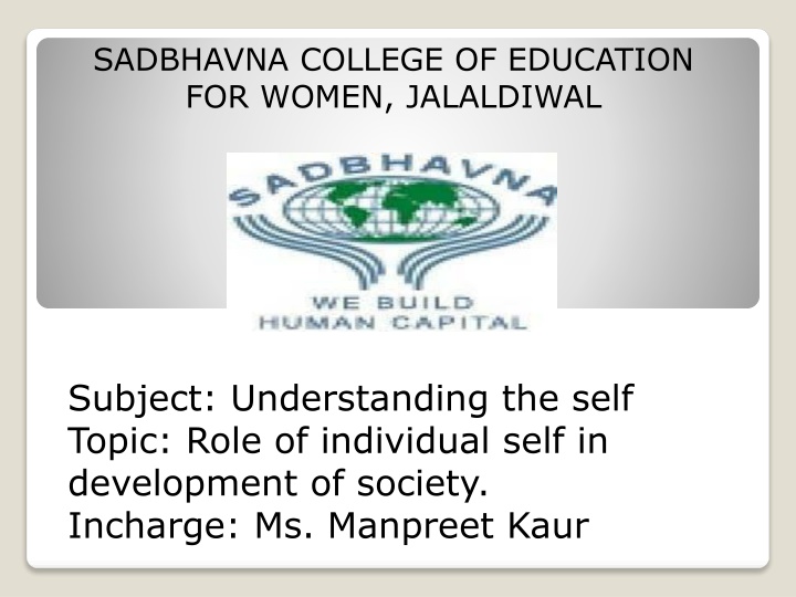 sadbhavna college of education for women