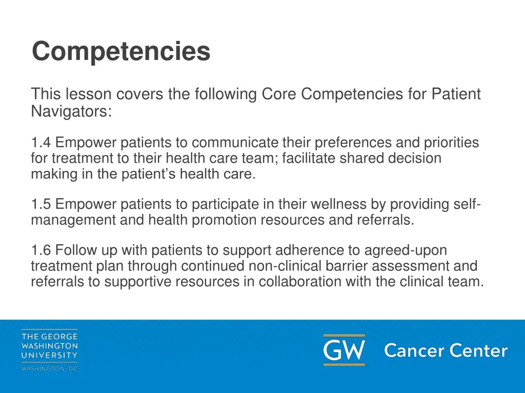 competencies