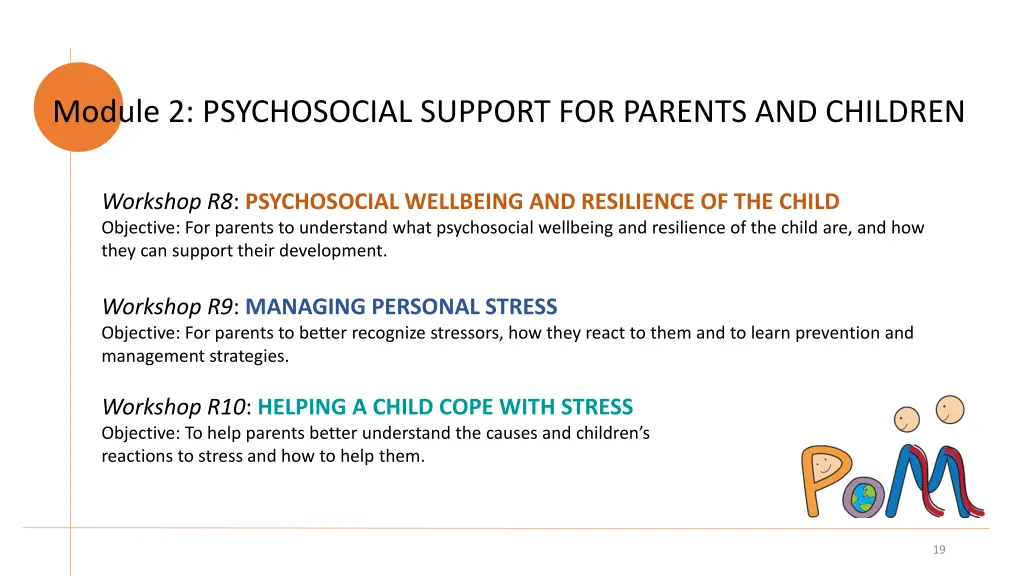 module 2 psychosocial support for parents 1