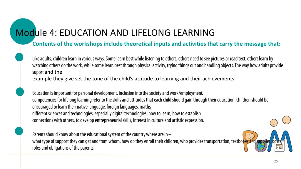 module 4 education and lifelong learning contents