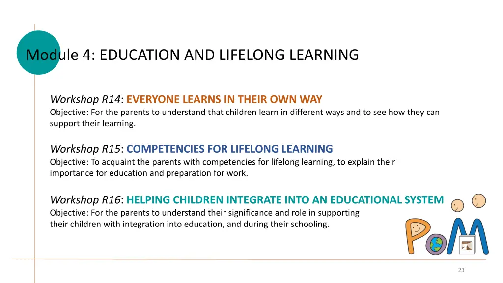 module 4 education and lifelong learning