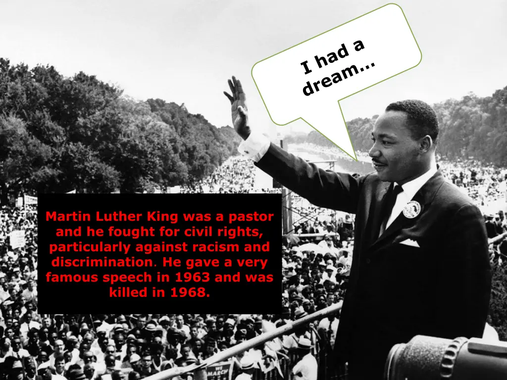 martin luther king was a pastor and he fought