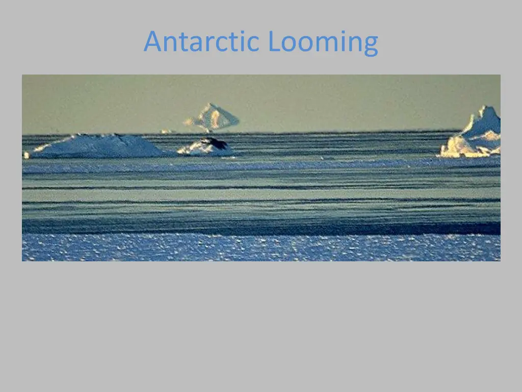 antarctic looming