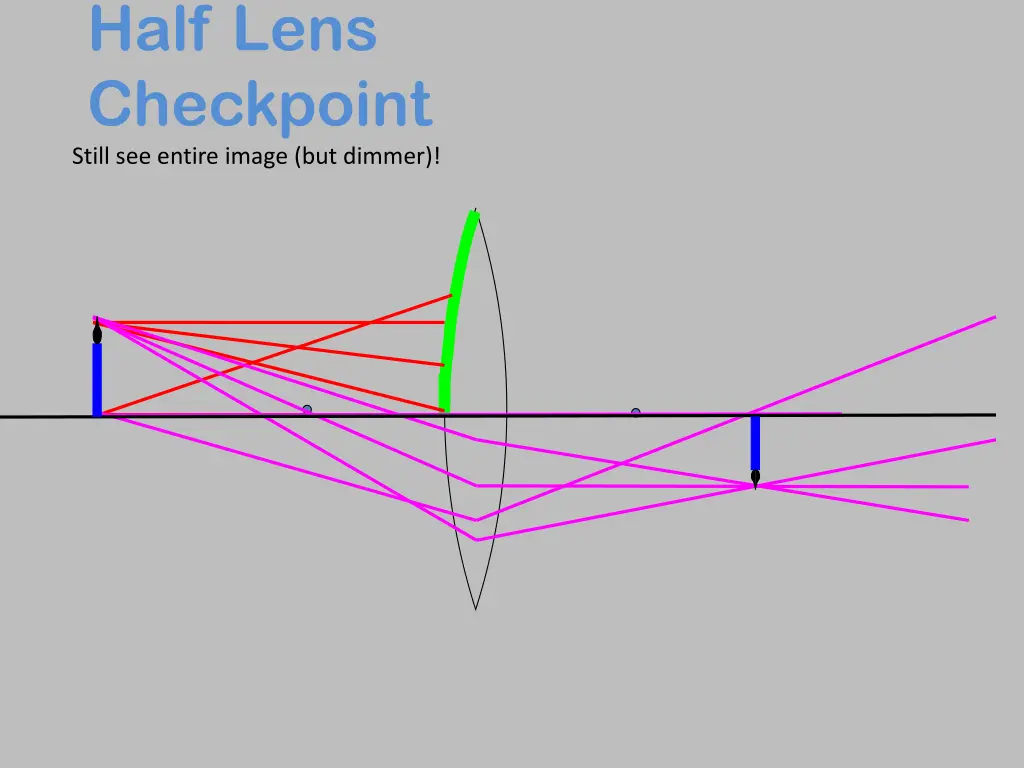 half lens checkpoint still see entire image