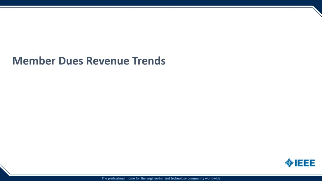 member dues revenue trends
