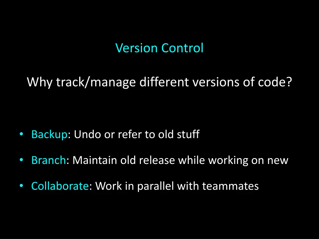 version control 1