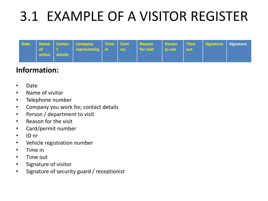 3 1 example of a visitor register