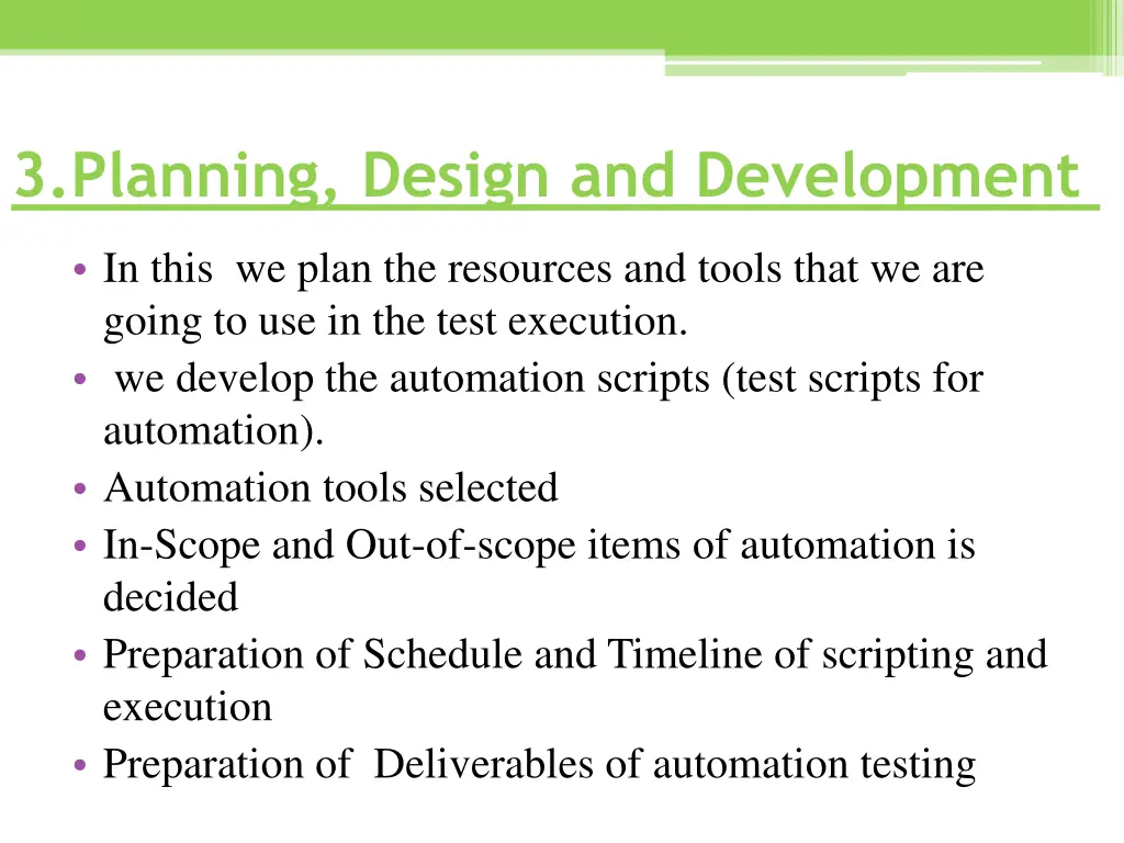 3 planning design and development