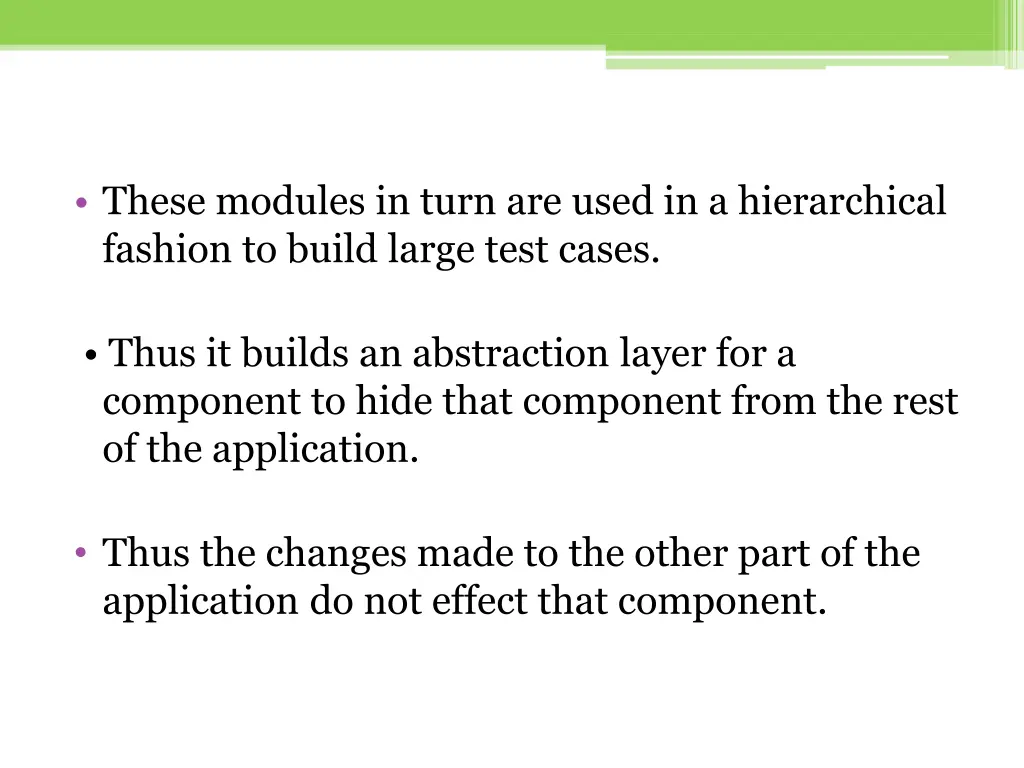 these modules in turn are used in a hierarchical