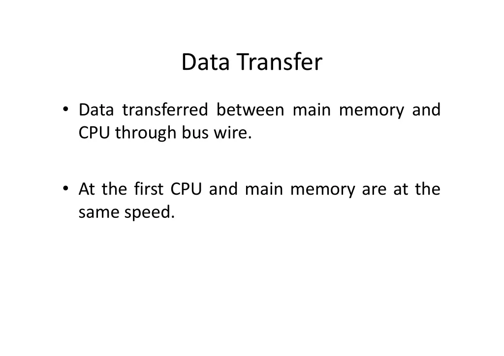 data transfer