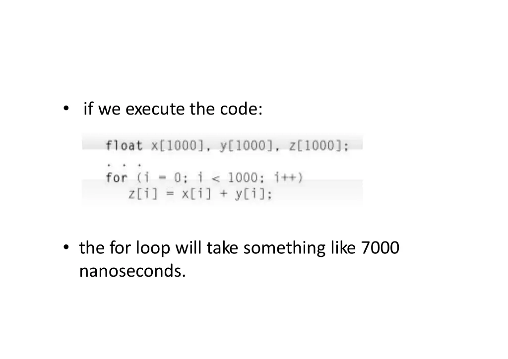 if we execute the code