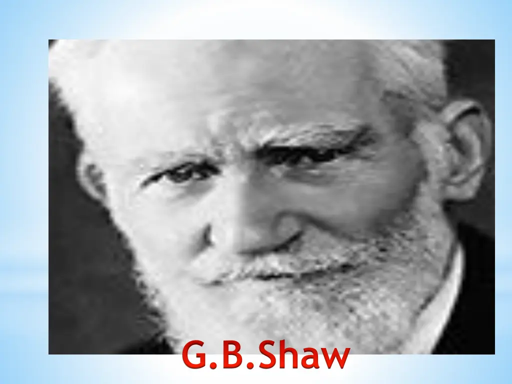 g b shaw