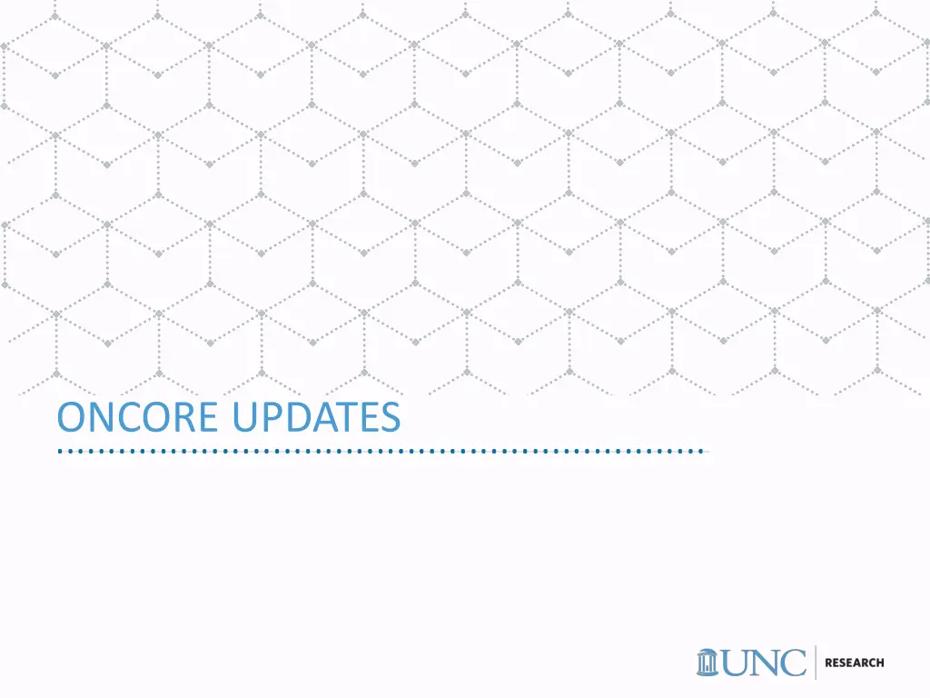 oncore updates