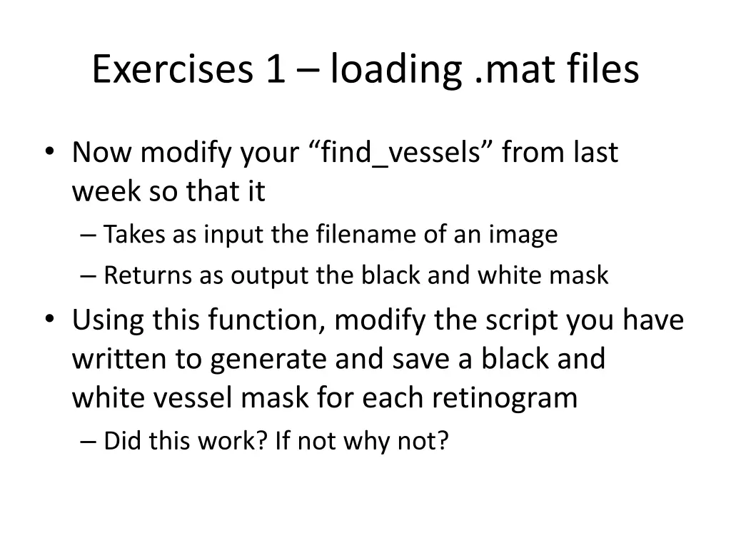 exercises 1 loading mat files