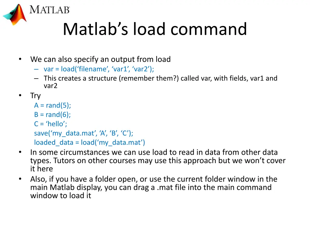 matlab s load command 1