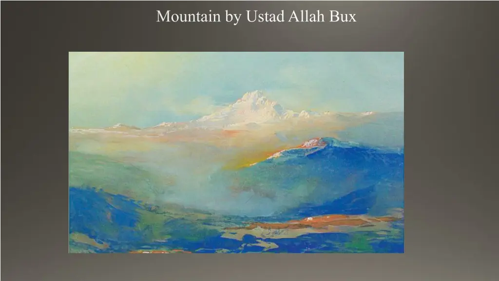 mountain by ustad allah bux