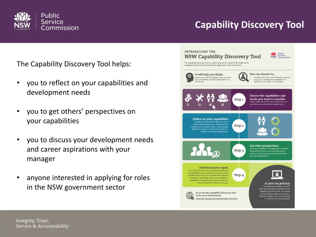 capability discovery tool