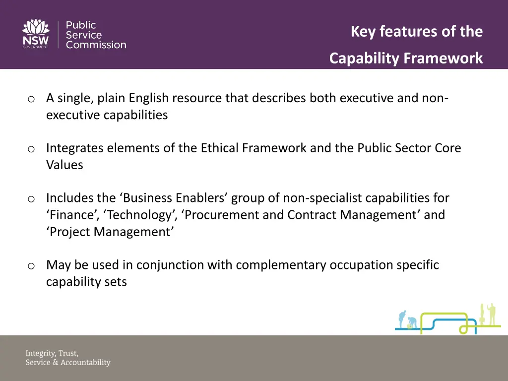 key features of the capability framework