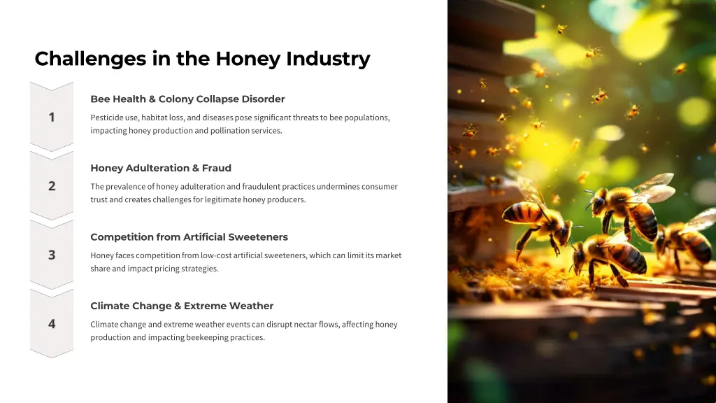 challenges in the honey industry