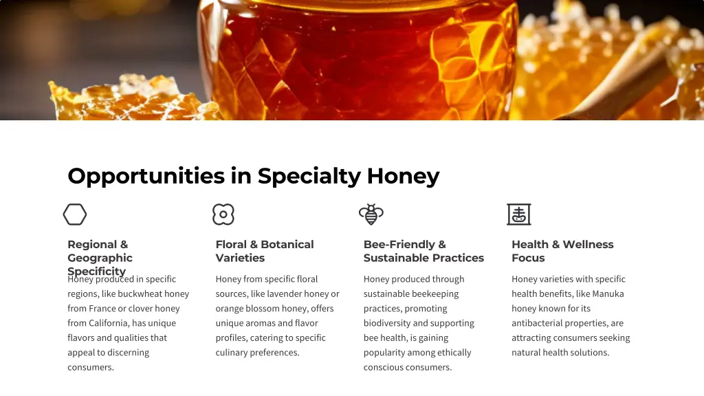 opportunities in specialty honey