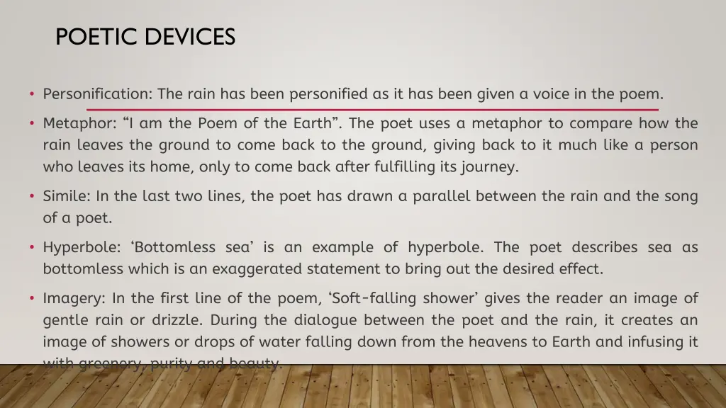 poetic devices