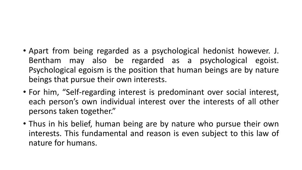 apart from being regarded as a psychological