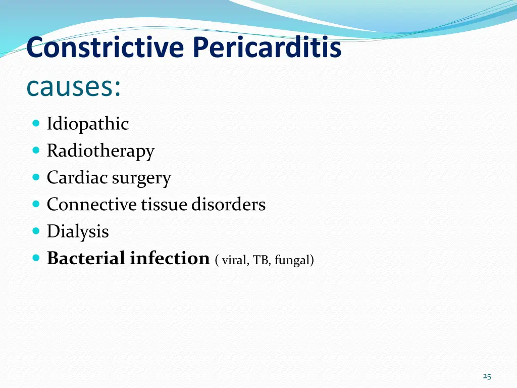 constrictive pericarditis causes