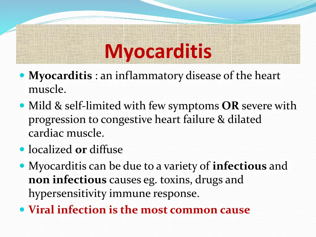 myocarditis