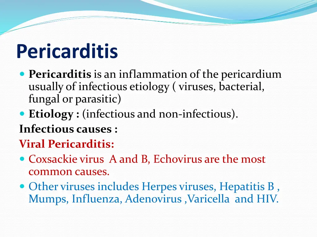 pericarditis pericarditis is an inflammation