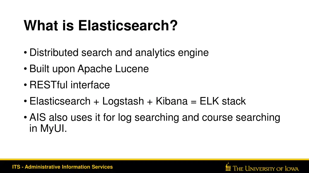 what is elasticsearch